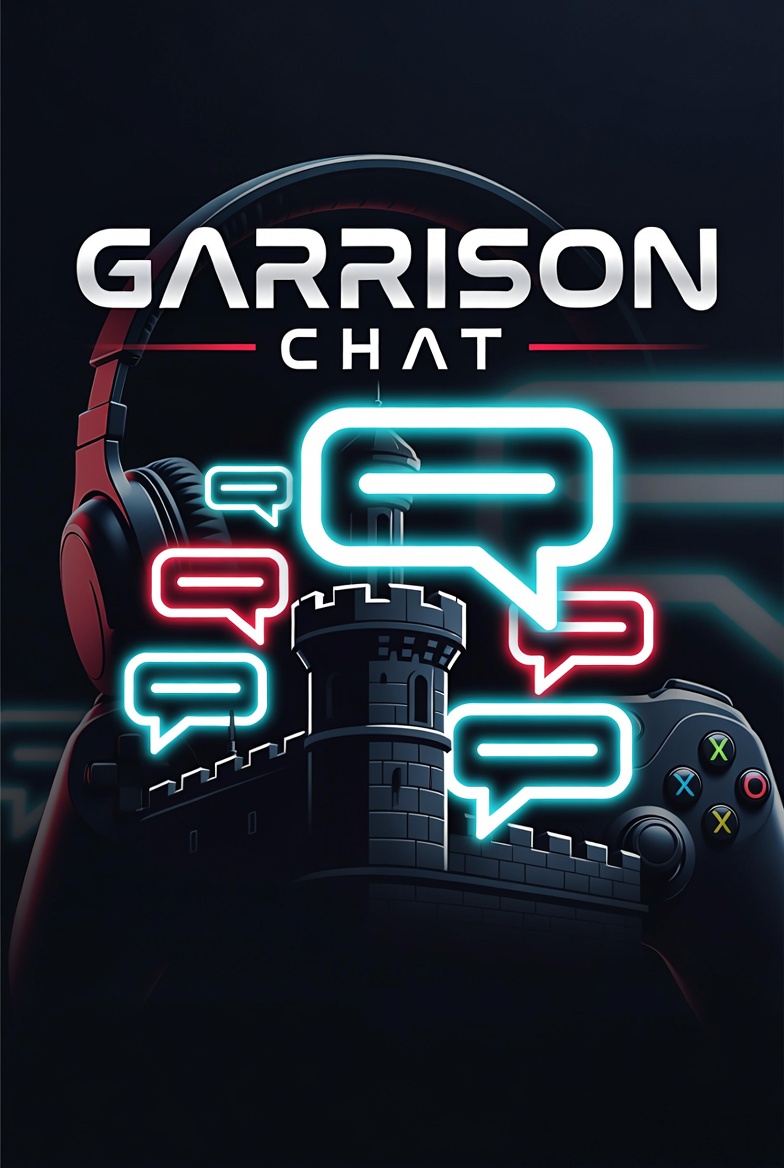Garrison — headset, fortress and controller artwork